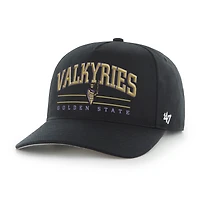 Men's '47 Eclipse Black Golden State Valkyries Roscoe Hitch Adjustable Hat