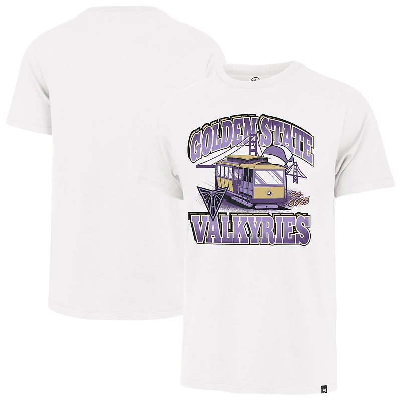 T-shirt blanc « 47 » pour homme, Golden State Valkyries, ville natale de Franklin
