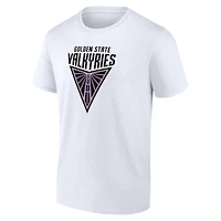 T-shirt blanc céleste pour homme avec logo principal des Golden State Valkyries