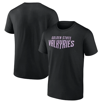 Men's  Eclipse Black Golden State Valkyries Wordmark Logo T-Shirt