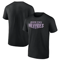 Men's  Eclipse Black Golden State Valkyries Wordmark Logo T-Shirt