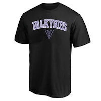 T-shirt Fanatics noir pour homme avec logo Golden State Valkyries, grand et format