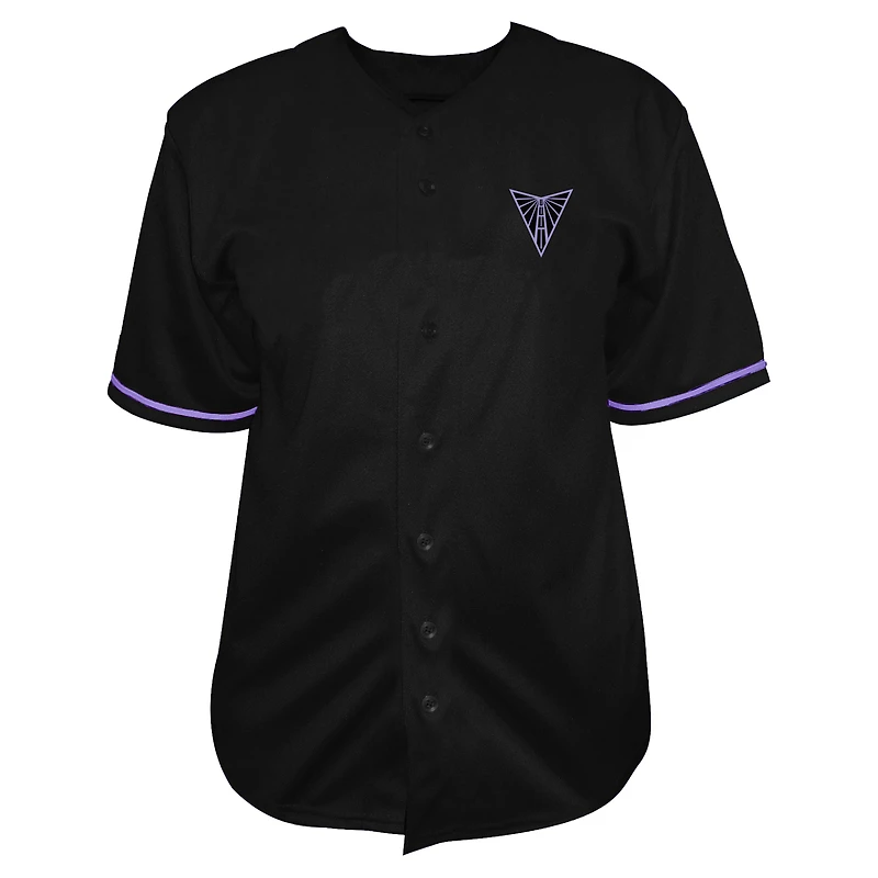 Men's Fanatics  Eclipse Black Golden State Valkyries Big & Tall Full-Button Fashion Jersey
