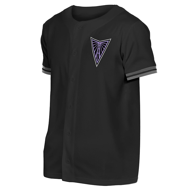 Maillot de baseball New Era noir pour homme Golden State Valkyries, édition spéciale 2026 WNBA Draft Hometown