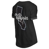 Maillot de baseball New Era noir pour homme Golden State Valkyries, édition spéciale 2026 WNBA Draft Hometown