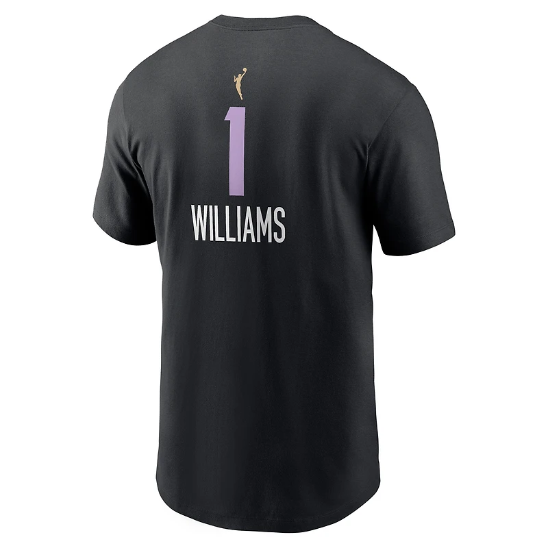 Men's Nike Gabby Williams Black Golden State Valkyries Name & Number Rebel Edition T-Shirt