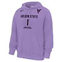 Sweat à capuche Nike Gabby Williams Lavender Golden State Valkyries Explorer Edition pour homme, avec nom et numéro