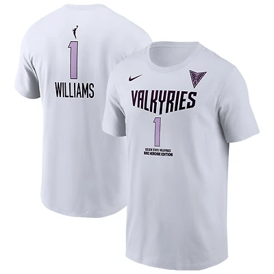 Men's Nike Gabby Williams White Golden State Valkyries Name & Number Heroine Edition T-Shirt
