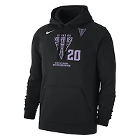 Sweat à capuche Nike Kate Martin noir pour homme, édition Golden State Valkyries Explorer, avec nom et numéro