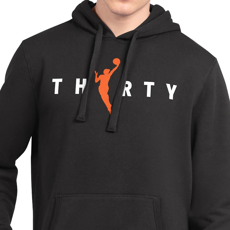 Men's Starter  Black Golden State Valkyries 30th Anniversary Pitcher Pullover Hoodie