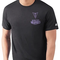 Men's Starter  Black Golden State Valkyries WNBA 30th Anniversary Prime Time T-Shirt