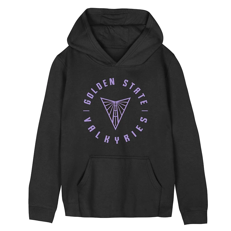 Preschool Black Golden State Valkyries Circle Pullover Hoodie
