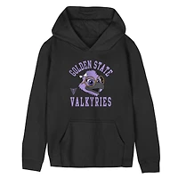 Sweat à capuche noir Outerstuff Golden State Valkyries Shout Out pour enfants d'âge préscolaire