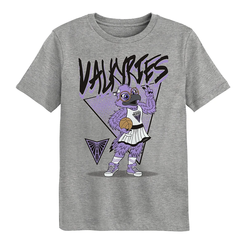 T-shirt mascotte des Valkyries Golden State de Youth Outerstuff, gris chiné