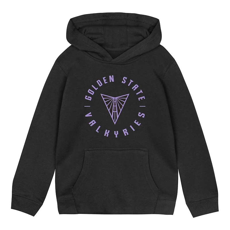 Sweat à capuche noir Golden State Valkyries Circle pour tout-petit