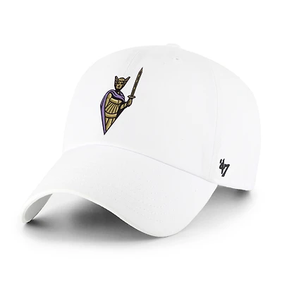 Unisex '47  White Golden State Valkyries Logo Clean Up Adjustable Hat