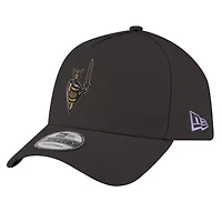 Unisex New Era  Eclipse Black Golden State Valkyries Core Logo A-Frame 9FORTY Adjustable Hat