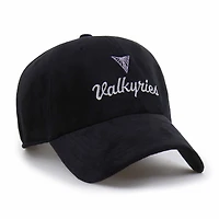 Unisex '47  Eclipse Black Golden State Valkyries Spirited Velour Clean Up Adjustable Hat