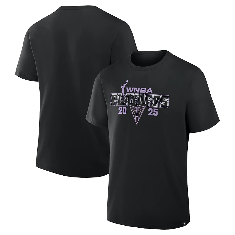 T-shirt unisexe Fanatics noir Golden State Valkyries 2025 WNBA Playoffs