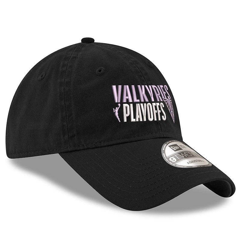 Unisex New Era  Black Golden State Valkyries 2025 WNBA Playoffs 9TWENTY Adjustable Hat