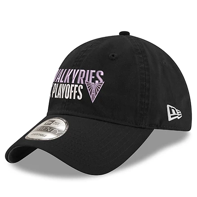 Unisex New Era  Black Golden State Valkyries 2025 WNBA Playoffs 9TWENTY Adjustable Hat