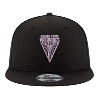 Unisex New Era Eclipse Black Golden State Valkyries Logo 9FIFTY Snapback Hat