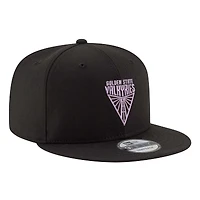 Unisex New Era Eclipse Black Golden State Valkyries Logo 9FIFTY Snapback Hat