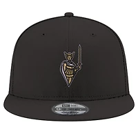 Casquette unisexe New Era Eclipse noire avec logo Golden State Valkyries 9FIFTY à pression
