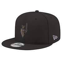 Casquette unisexe New Era Eclipse noire avec logo Golden State Valkyries 9FIFTY à pression