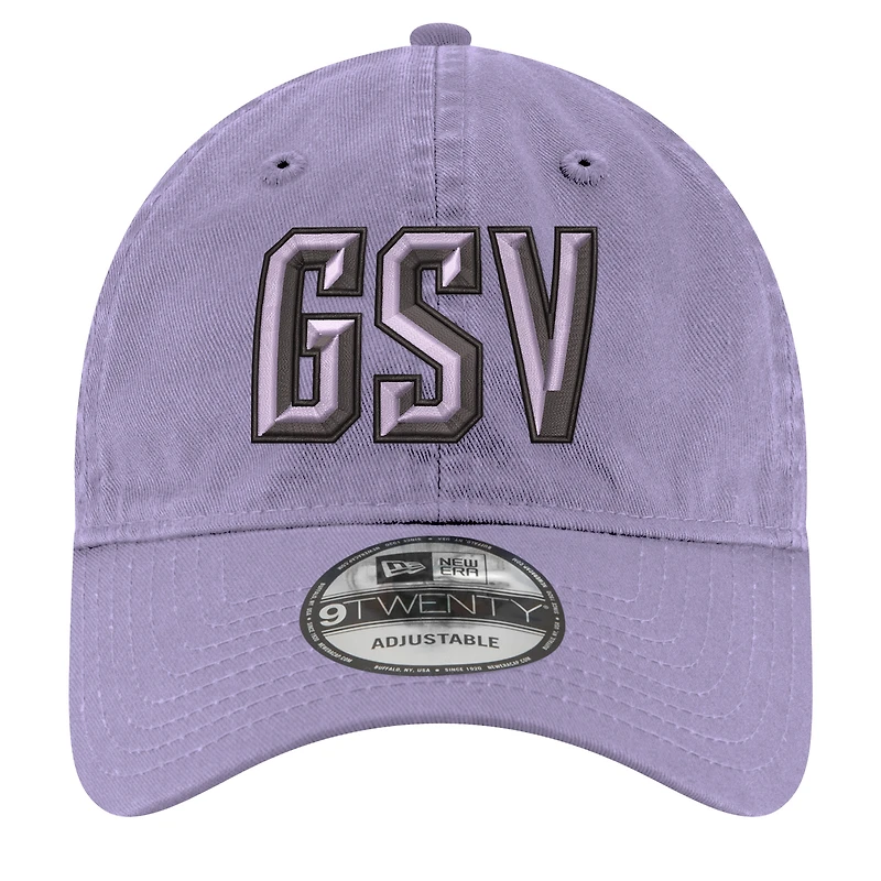 Casquette ajustable unisexe New Era violette Golden State Valkyries Core 9TWENTY