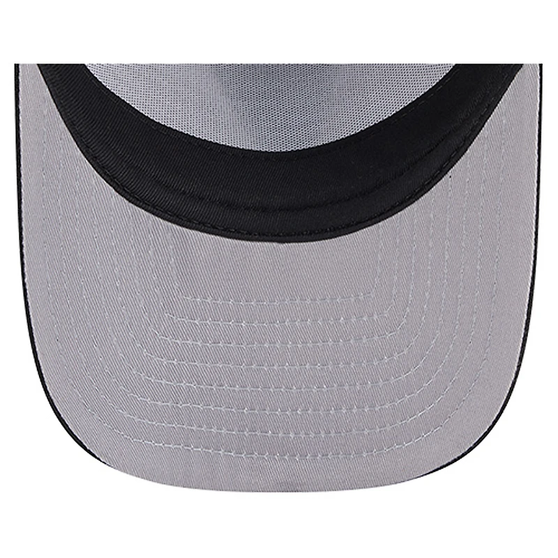 Unisex New Era White/Eclipse Black Golden State Valkyries Banner Foam Front 9FIFTY A-Frame Adjustable Trucker Hat