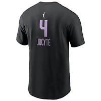 T-shirt unisexe Nike Justė Jocytė noir avec nom et numéro des Golden State Valkyries