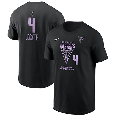 Unisex Nike Justė Jocytė Black Golden State Valkyries Name & Number T-Shirt