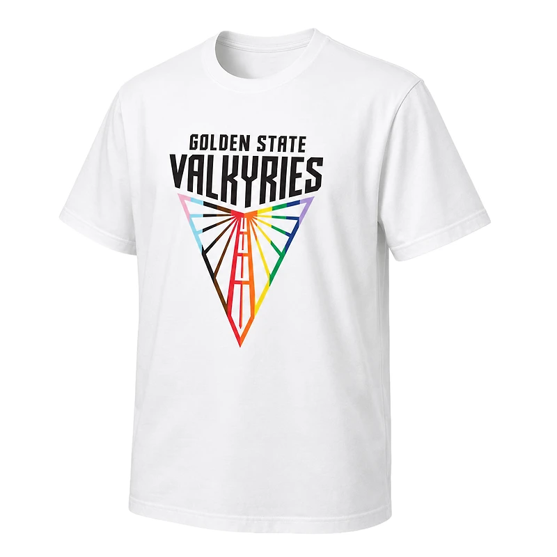 Unisex Oaklandish White Golden State Valkyries Logo Love T-Shirt