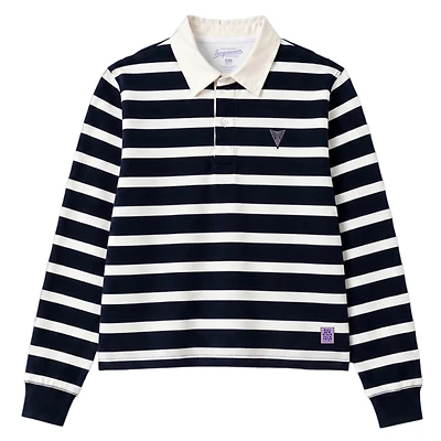 Polo unisexe Peau De Loup noir et blanc à manches longues Golden State Valkyries League