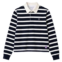 Polo unisexe Peau De Loup noir et blanc à manches longues Golden State Valkyries League