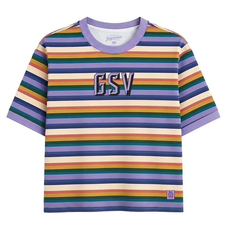 Unisex Peau De Loup  Purple Golden State Valkyries Boxy T-Shirt