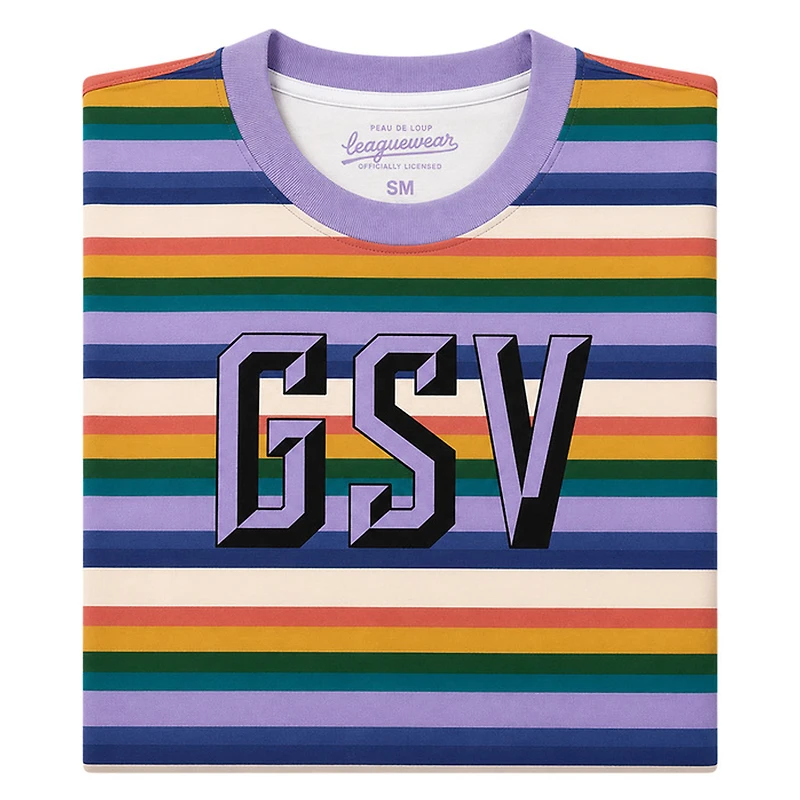 Unisex Peau De Loup  Purple Golden State Valkyries Boxy T-Shirt