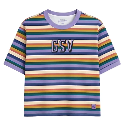 Unisex Peau De Loup  Purple Golden State Valkyries Boxy T-Shirt