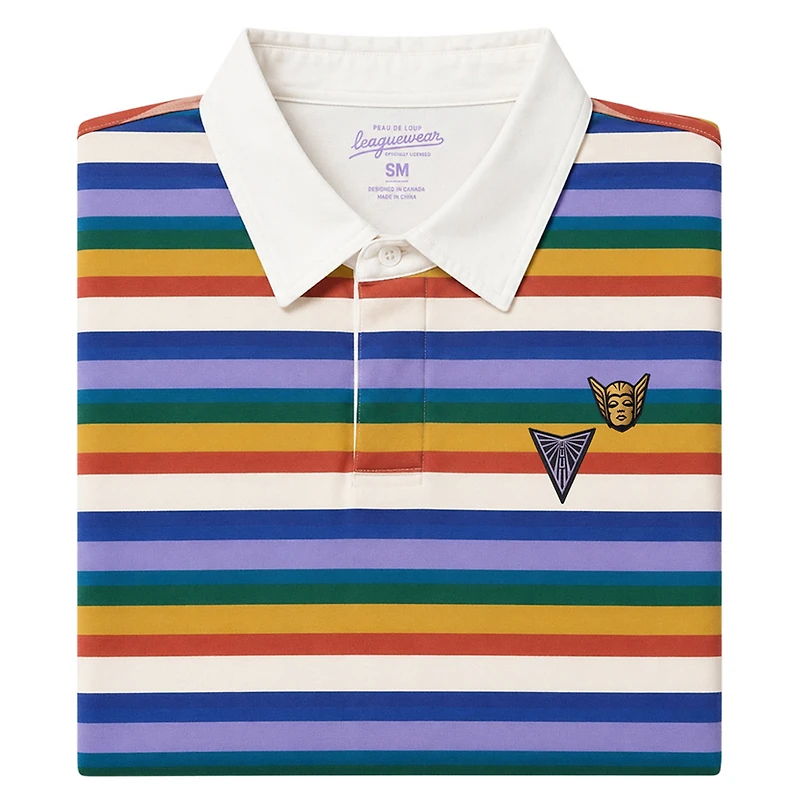 Unisex Peau De Loup  Purple Golden State Valkyries League Long Sleeve Polo