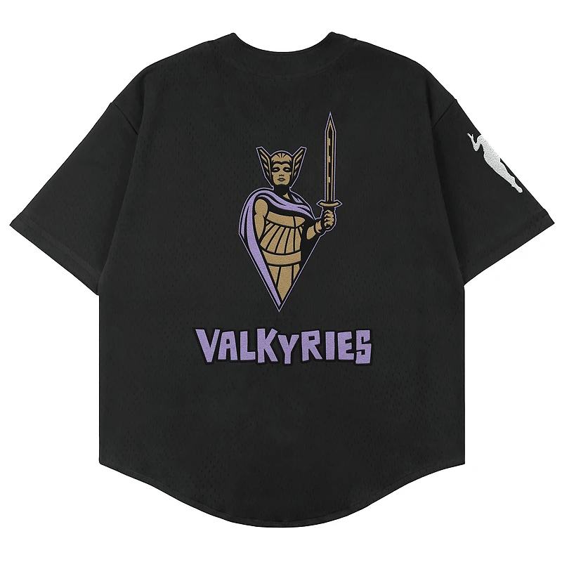 Unisex Playa Society  Black Golden State Valkyries Secondary Logo Baseball Jersey
