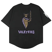 Unisex Playa Society  Black Golden State Valkyries Secondary Logo Baseball Jersey