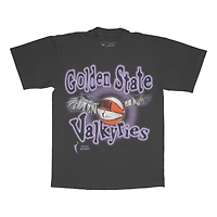 Unisex Playa Society Black Golden State Valkyries Sketch T-Shirt