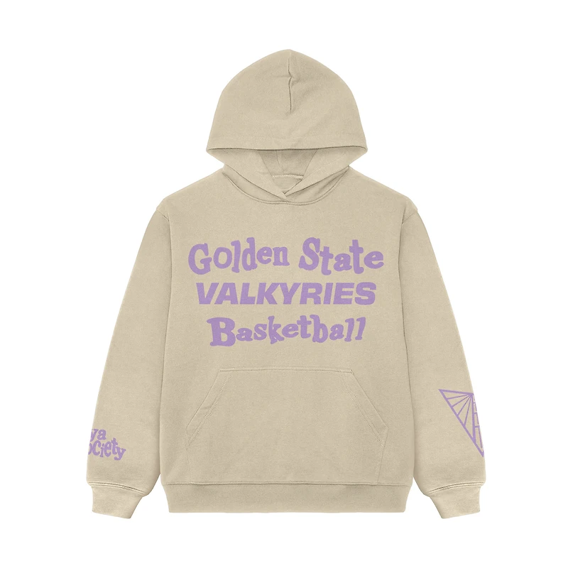 Unisex Playa Society Cream Golden State Valkyries "We Told You So" Pullover Hoodie
