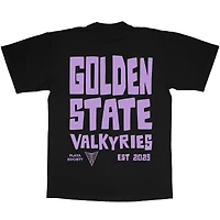 Unisex Playa Society Eclipse Black Golden State Valkyries Premium T-Shirt