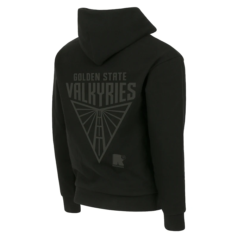 Unisex round21 Black Golden State Valkyries Juneteenth Exclusive Pullover Hoodie