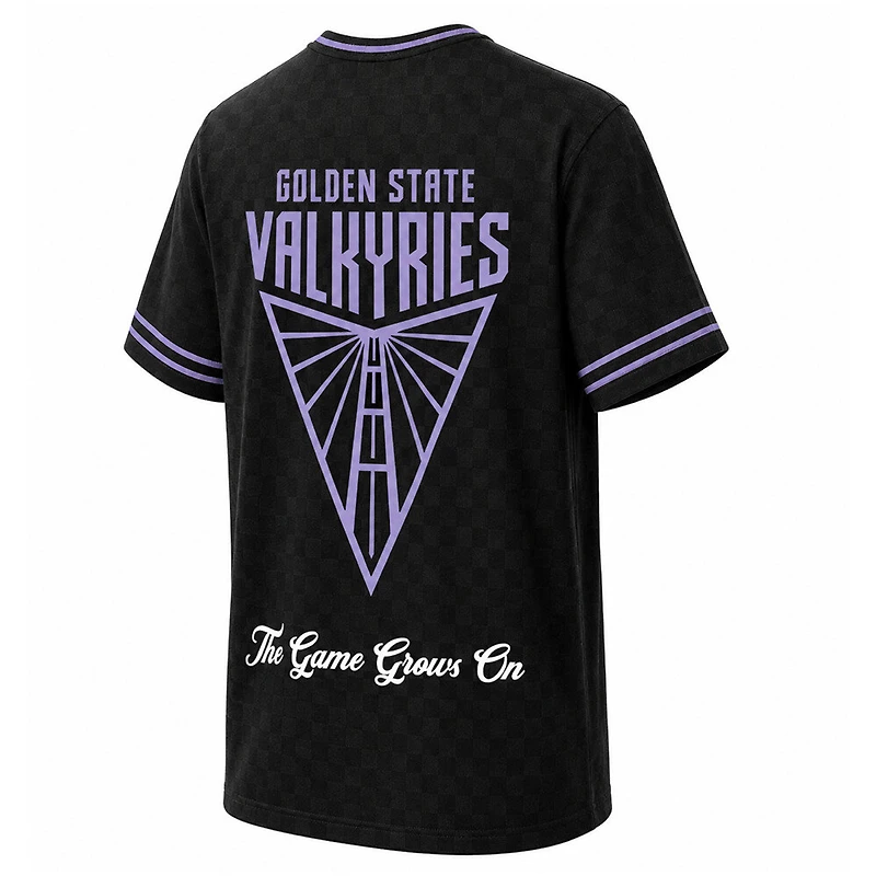 Maillot de football unisexe round21 noir Golden State Valkyries