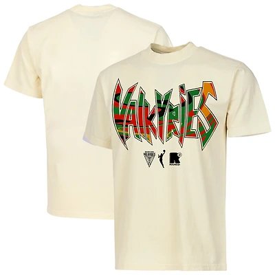 T-shirt unisexe rond 21 crème Golden State Valkyries Juneteenth
