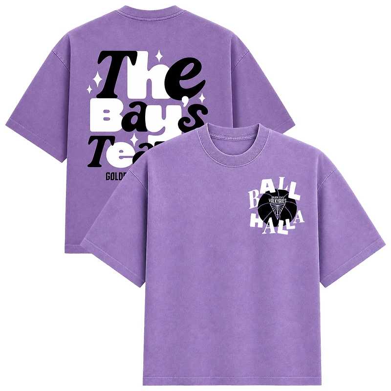 T-shirt unisexe round21 violet Golden State Valkyries We The Bay