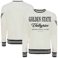 Unisex Sportiqe Cream Golden State Valkyries Athletic Club Collection French Terry Crew Sweatshirt